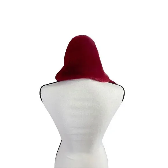 Womens Chico’s red faux fur pull through scarf NWT - Picture 3 of 7